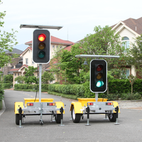 Feux de circulation intelligents Sécurité routière portable Feux de circulation télécommandés