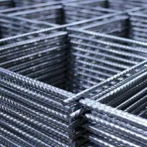 Pannelli in rete metallica saldata del produttore rete di rinforzo in calcestruzzo in acciaio a basso tenore di carbonio per la costruzione