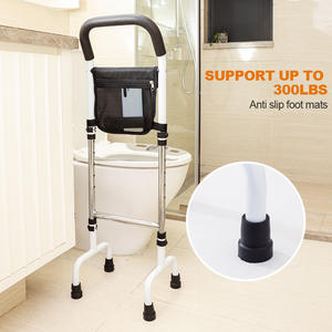 Lit pliant en acier pour soins à domicile, personnes handicapées, adultes, personnes âgées, avec barre d'assistance pour lit - Product Image 3