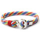 Pulsera <span class=keywords><strong>de</strong></span> Cuerda Milanesa <span class=keywords><strong>de</strong></span> Acero Inoxidable para Hombre y Mujer, con Dije <span class=keywords><strong>de</strong></span> Ancla <span class=keywords><strong>de</strong></span> <span class=keywords><strong>Barco</strong></span> y <span class=keywords><strong>Tortuga</strong></span>, Serie Náutica Oceánica, Unisex - Product Image 3