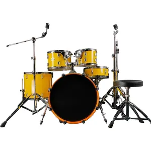 HUASHENG pating baking acoustic drum kits customise drum set with cost effective