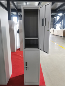 Armoire murale en acier à 2 portes, design de casier métallique pour vestiaire, utilisation en salle de sport - Product Image 4