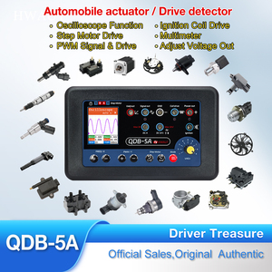 Otomotiv aktüatör sürücü dedektörü test cihazı QDB-5A araba ateşleme bobini enjektör step Motor sürücü otomatik sensör simülatörü - Product Image 2