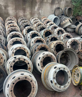 Jantes en acier brillant RUNDA 9*22,5 pouces pour camion Howo, fabriquées en Chine avec garantie d'un an