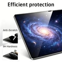 Protection d'écran en verre trempé HD Clear 2.5D Arc Edge sans bulles, installation facile, pour iPad Pro 11/12.9 pouces/Pro 11/Pro 13 M4/M5