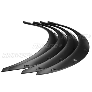 4 piezas de protectores universales de polipropileno para guardabarros de ruedas de coche, SUV y todoterreno - Product Image 5