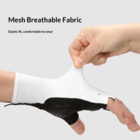 Gants de cyclisme demi-doigts en gros avec absorption des chocs, paume respirante antidérapante pour vélo de route, sports de plein air et pêche