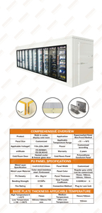 Refrigerador de congelador que calienta los estantes del marco de la puerta de vidrio low-e usados para caminar en la habitación más fresca y el escaparate de exhibición - Product Image 5