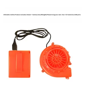 Disfraz de mascota inflable Unisex para adultos de Halloween, disfraz de fiesta de conejo, vaca, Rana, payaso - Product Image 2