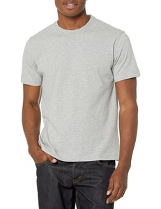 Camiseta de algodón esencial de verano para hombre, ropa informal de manga corta con cuello redondo y logotipo pequeño - Product Image 2