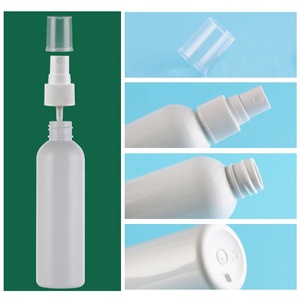 Boston Round Continues Fine Mist White Plastic 100 Ml Spray Bottle