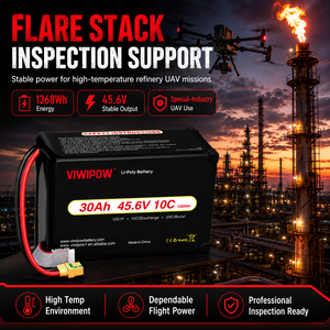 VIWIPOW 批发畅销产品 12S 45.6V 30000mAh 10C 半固态电池，适用于 FPV 无人机，循环寿命长 - Product Image 2