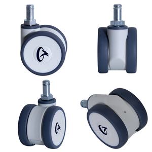 Bodenschutz Mobiler TV-Ständer Rollen M12 M10 M8 Gewinde Schraubrollen Verriegelbare Rollen für Stühle für LVT-Bodenbeläge - Product Image 5