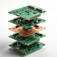 Carte de circuit imprimé onduleur à onde sinusoïdale pure, module de conversion onduleur DIY haute efficacité avec double USB et double tension
