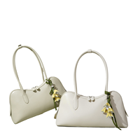 Sac fourre-tout personnalisé OEM ODM, nouvelle conception de niche, grande capacité, en cuir véritable, pour l'été, l'automne et l'hiver, mode décontractée et polyvalente, portable