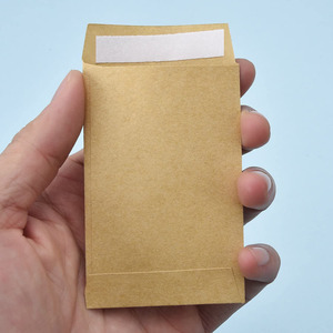 <span class=keywords><strong>Sobres</strong></span> <span class=keywords><strong>de</strong></span> Papel Kraft Marrón Ecológicos con Impresión <span class=keywords><strong>de</strong></span> Logotipo Personalizado para Empacar Monedas, Hierbas y Semillas - Product Image 5