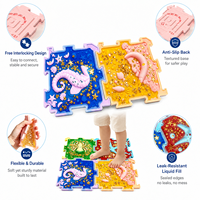 Tapis sensoriel liquide Océan pour salles de bain, salles de jeux et garderies, tapis de massage pour enfants