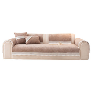 Chenille <b>Sofa</b> Cushions 90-140cm Non-Slip Pad Type All Season <b>Cover</b> Cloth - Product Image 5