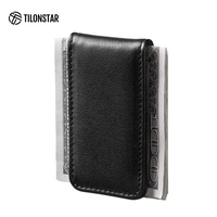 TILONSTAR TMC101p – Pince à billets unisexe en cuir véritable avec aimant, idéale pour les cadeaux et l'usage quotidien (vente en gros)