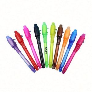 Stylo à encre invisible UV avec LED, stylo magique pour messages secrets pour enfants, cadeaux de fête et cadeaux promotionnels - Product Image 1