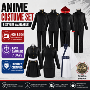Costumes de <span class=keywords><strong>cosplay</strong></span> d'anime en gros, ensembles de <span class=keywords><strong>cosplay</strong></span> (<span class=keywords><strong>Gojo</strong></span> Satoru, Megumi, Fushiguro Maki, Zenin) pour adultes unisexe - Product Image 1