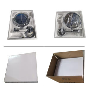 Moderner Hotel-Badezimmerspiegel aus Messing, 6 Zoll, ausziehbarer Arm, faltbar, 3-fach doppelseitig, für Waschtisch, Dusche, Rasur, Vergrößerung, Make-up - Product Image 6