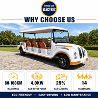Voiture électrique de tourisme vintage personnalisable, idéale pour les célébrations de mariage, les galas et les défilés