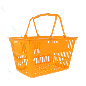 Paniers à provisions 20 L en plastique empilables bon marché en gros d'usine avec socle mobile - Product Image 6