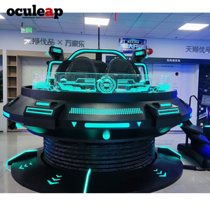 Simulador de plataforma VR 9D Magic UFO 6 DOF, equipo VR/AR/MR con monedas y sistemas de pago con tarjeta de crédito para cinco personas - Product Image 3