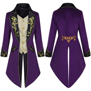 <span class=keywords><strong>Ropa</strong></span> Medieval, Chaqueta Steampunk para <span class=keywords><strong>Hombre</strong></span>, Abrigo Gótico Retro, Chaqueta de Cola de Caballo Vintage Renacentista, Chaqueta <span class=keywords><strong>Victoriana</strong></span> - Product Image 3