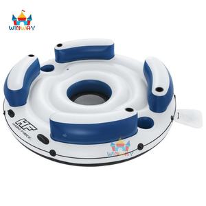 Large 4-Person Inflatable PVC <b>Floating</b> Island Commercial Water Amusement Facility by WINWAYTOYS - Product Image 3