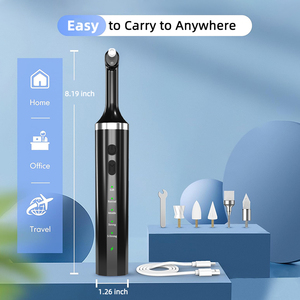Nuevo Pulidor Dental Eléctrico, Kit de Blanqueamiento Dental Casero, Eliminador de Sarro, Limpiador de <span class=keywords><strong>Dientes</strong></span> Amarillos con LED, con 5 Puntas de Pulido - Product Image 3