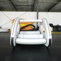 Yacht de fête gonflable de luxe, bateau gonflable électrique portable avec plancher antidérapant pour les vacances à la plage et en station balnéaire