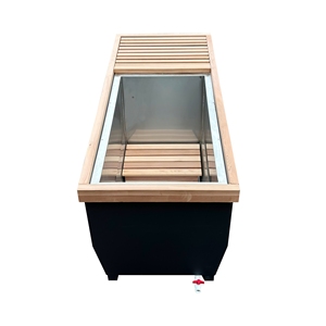 Baignoire de plongeon froid en acier inoxydable personnalisable avec refroidisseur 1,5 CV, livraison directe - Product Image 4