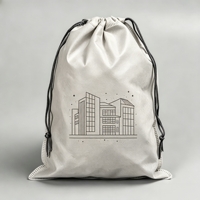 Pochette à cordon en polypropylène non tissé imprimée avec un motif personnalisé, sac multifonctionnel pour les cadeaux sportifs, emballage de cadeaux
