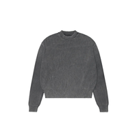 Pull-over en laine/cachemire respirant à col rond pour homme, coupe ample, personnalisé OEM, idéal pour l'hiver