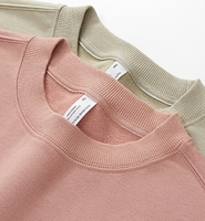 YKH 330GSM tela de rizo de peso pesado de alta calidad sudaderas tela de algodón cuello redondo logotipo personalizado venta al por mayor sudaderas de equipo para niños