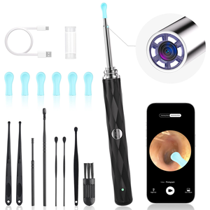 เครื่องตรวจหูแบบไร้สายพร้อมหัวเปลี่ยนได้แบบพกพา กล้องส่องหูแบบ Wifi สำหรับกำจัดขี้หู - Product Image 1