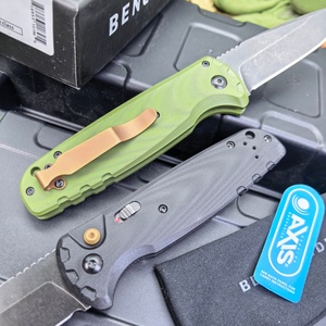 Navaja Plegable Estilo 4300 con Hoja 9Cr14MoV y Mango G10, Herramienta Táctica para Camping, Caza y Uso Diario (EDC), OEM, DIY - Product Image 3