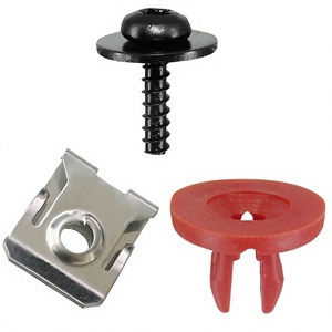 Kit de clips de protection anti-éclaboussures pour moteur Ford Jiechuang Auto Parts, vis autotaraudeuses Torx T30, fixations en plastique et acier W702413 S307 - Product Image 4