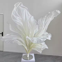 Nouvelle conception, fleurs géantes faites à la main, fleurs de table, décoration de fond de mariage en plein air, hôtel, personnalisées, les plus populaires