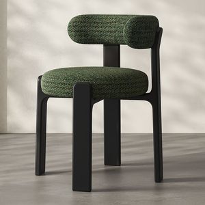 <span class=keywords><strong>Chaise</strong></span> de salle à manger ergonomique en <span class=keywords><strong>bois</strong></span> massif <span class=keywords><strong>scandinave</strong></span> de luxe léger avec revêtement en lin pour la maison <span class=keywords><strong>et</strong></span> l'hôtellerie - Product Image 3