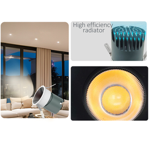 Foco antideslumbrante para el hogar 4 pulgadas CRI 97 COB empotrado <span class=keywords><strong>Dali</strong></span> atenuación techo Led foco Trimless Downlight - Product Image 4
