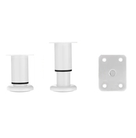 Pieds de support télescopiques réglables en métal pour armoire, bureau, salon, chambre – Cadre en fer moderne, robuste, installation facile