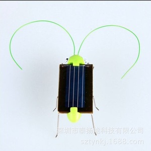 ของเล่นตั๊กแตนพลังงานแสงอาทิตย์ 45x25x20 มม. วัสดุ ABS สีเขียว ของเล่นเพื่อการศึกษาวิทยาศาสตร์สำหรับเด็ก - Product Image 5