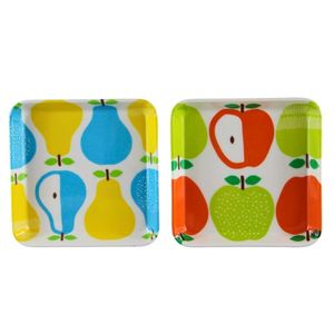 <span class=keywords><strong>Mini</strong></span> <span class=keywords><strong>plateau</strong></span> carré de style japonais et coréen de 6 pouces <span class=keywords><strong>Plateau</strong></span> en mélamine personnalisable pour les restaurants à domicile et les événements en plein air - Product Image 5