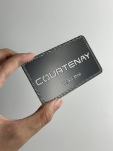 Carte de visite en métal NFC personnalisée NTAG213 avec interface de communication RFID 13,56 MHz, étiquette mini étanche, impression de code QR, <span class=keywords><strong>Smartag</strong></span> - Product Image 5