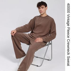 Sudadera Oversize Retro Lavada de Cuello Redondo con Hombros Caídos, Estilo Otoño, 400g - Product Image 2