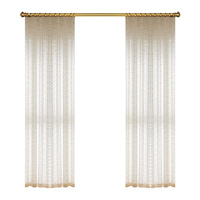 Rideau en tulle translucide moderne à pois fantaisie, coupé sur mesure au mètre pour la décoration de fenêtre de chambre d'enfant, usage professionnel