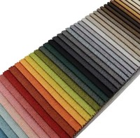 Tissu d'ameublement tissé 100 % polyester de haute qualité pour housse de canapé, teint uni, respirant, textile de maison